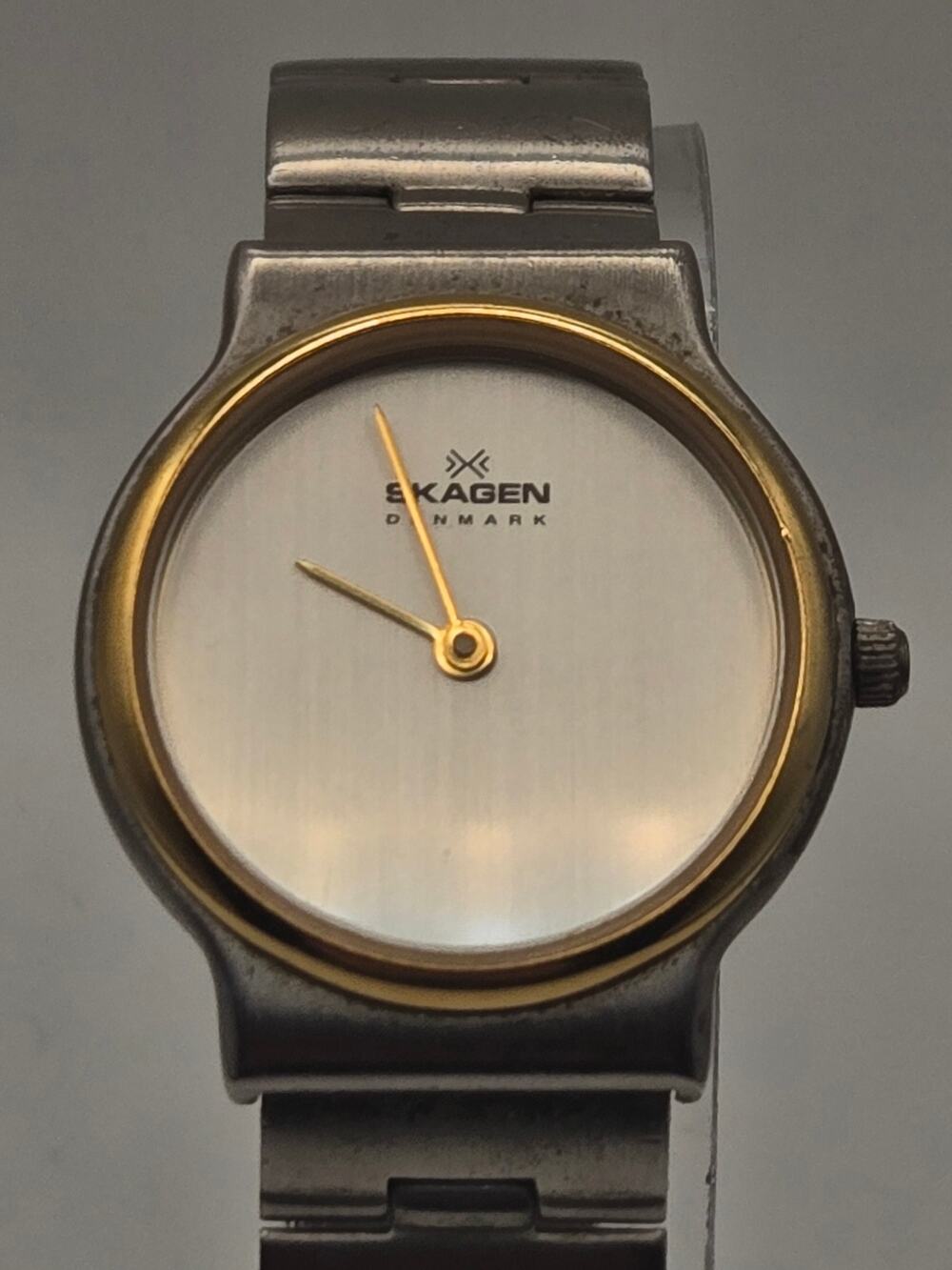 Vintage Skagen 328GQ Two-Tone Quartz Watch